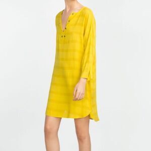 Zara Yellow Mini Dress